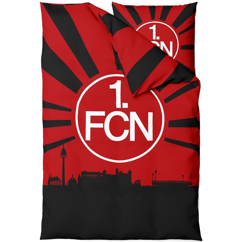 1. FC Nürnberg Bed Linen Sun Skyline 135 x 200