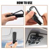 Uskerb 2Pcs Sunglasses Holder for Car - Secure and Convenient