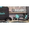 DURATECH 20V 4-1/2" Cordless Brushless Angle Grinder Kit Discs 4.0Ah