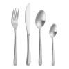 KASABLANCA Juego De Cubiertos De Acero Inoxidable Plateados 16 Piezas