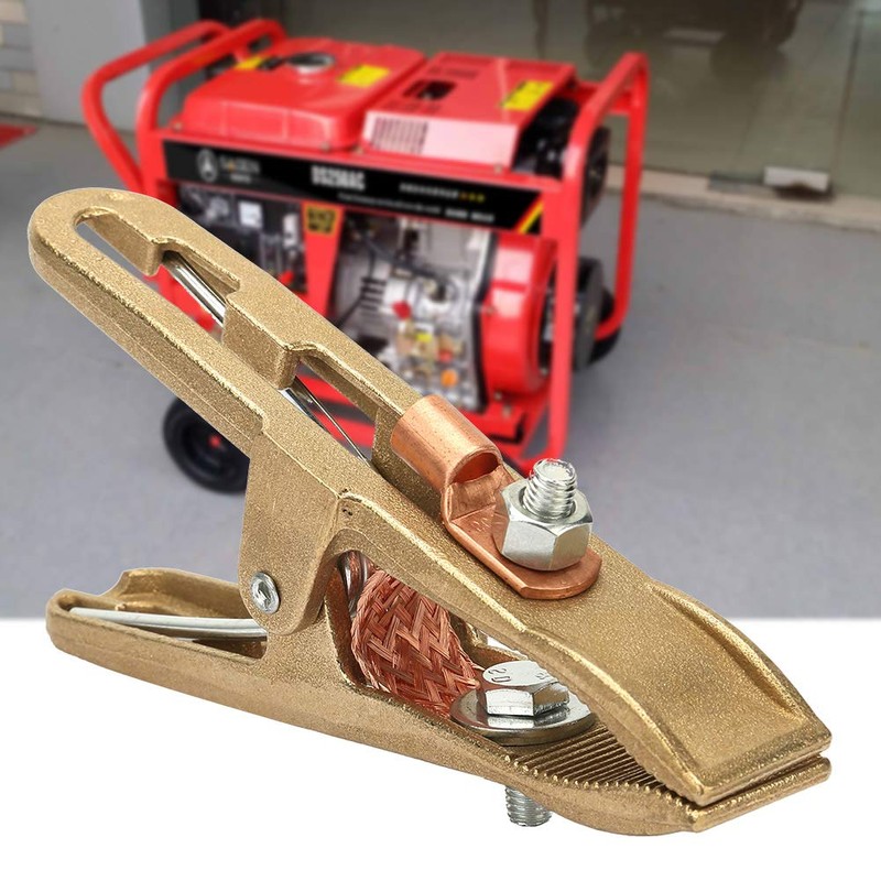 Brass A-Shape Ground Welding Earth Clamp, 500A Ground Clamp Welding,