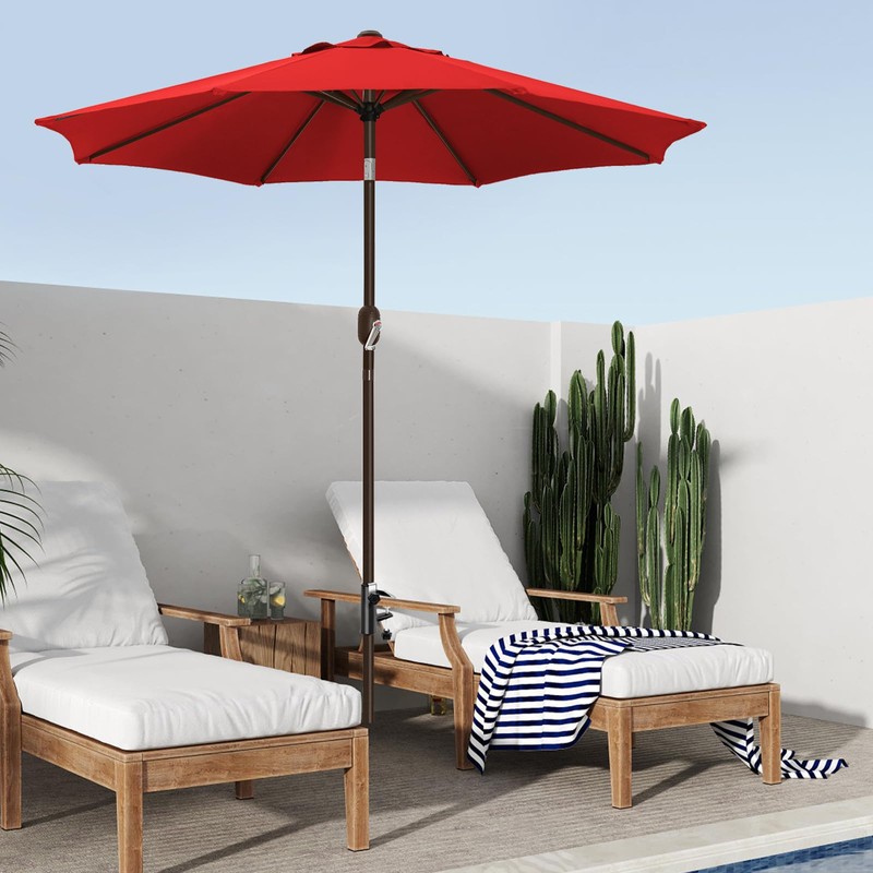 Fonyet Parasol Holder Balcony Railing Adjustable Parasol Holder Attachment Balcony