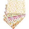 CraftsFabrics 6 Pack 100% Cotton Yellow Fruit Series Cotton Fabric