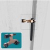 Lyaciomn 6Pcs Hinge Pin Red- Door Stopper Adjustable Heavy Duty