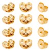 AIEX 12pcs/6 Pairs 14k Gold Replacement Secure Ear Locking for