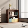LERIJN 2 Tiers Open Shelf Bookcase, Stylish and Functional Bookshelf,
