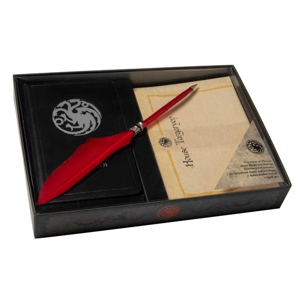 Game of Thrones: House Targaryen: Desktop Stationery Set (With Pen)