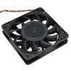 120mm Computer Case Fan Double Ball Bearing Support PMW Temperature