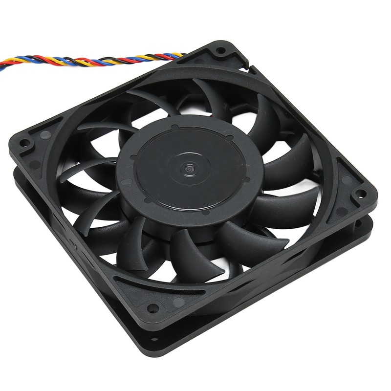 120mm Computer Case Fan Double Ball Bearing Support PMW Temperature