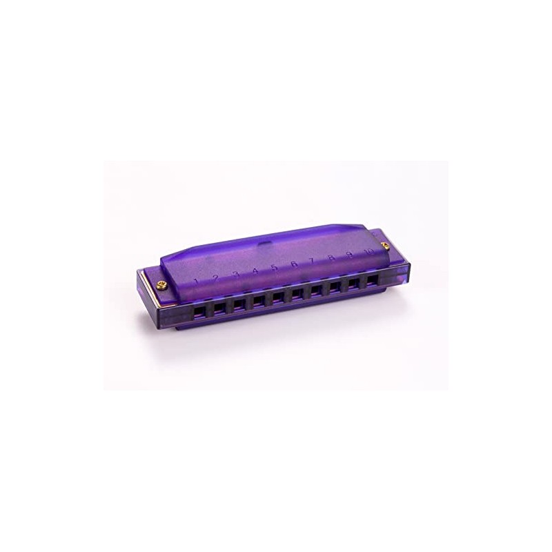 HOHNER Horner Translucent Harp Purple 10 Holes/C Tone