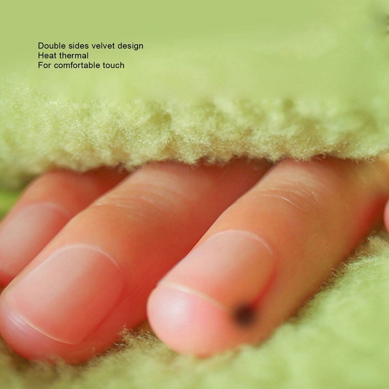 Hand Warmer Bag Green Electric Heating Pouch USB Powered 3