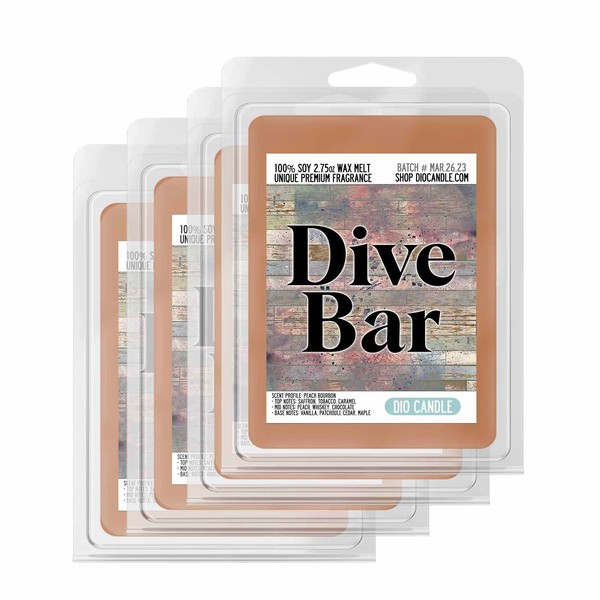 Dive Bar Scented Wax Melts - Smells Like Peach Bourbon