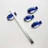 Tribetter Chopsticks Rest, Fish, Magnetic, Hand-Drawn, Cutlery Rest, Stylish, Cute,