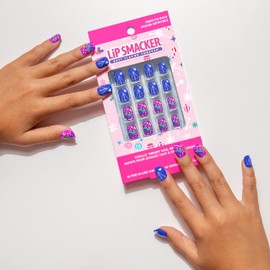 Lip Smacker Unicorn Holiday Press On Nails Stocking Christmas Gifts For Girls Kids