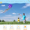 Hillylolly Octopus Kite, Large, Flight Kite, Single Line, Wind Kite