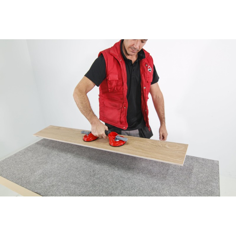 RM Rough Surface Double Suction Cup | Heavy-Duty Aluminum Body,