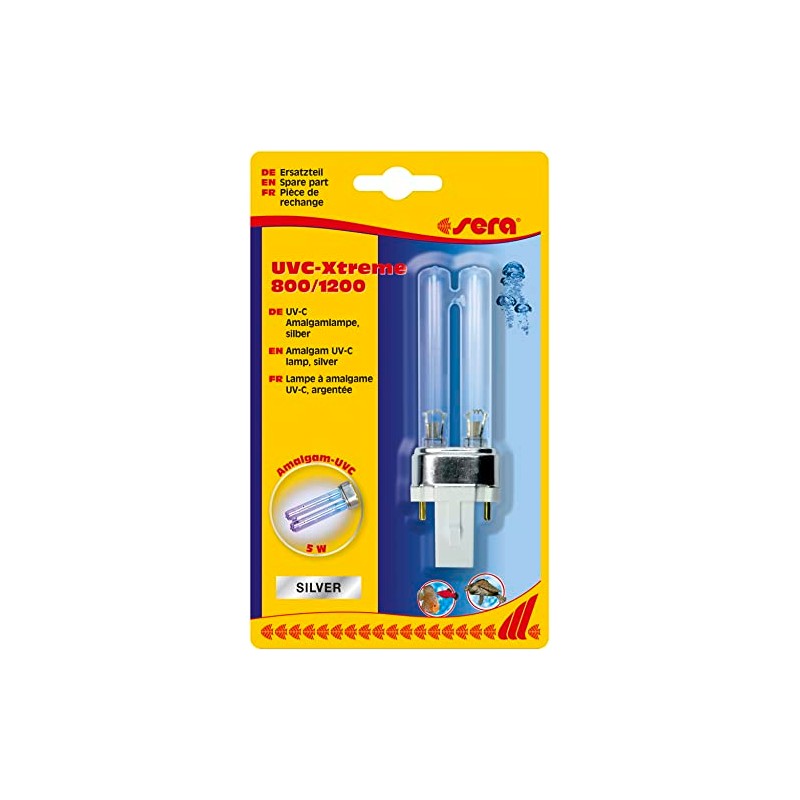 sera Amalgam UVC Lamp 5W - UVC-Xtreme 800+1200 (Replacement Part)