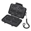 Sanwa Supply FC-MMC29BK Memory Card Case, Waterproof, Dustproof, IP55 Equivalent