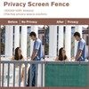 SUNNY GUARD 3'x16' Dark Green Balcony Privacy Screen Fence, Apartments