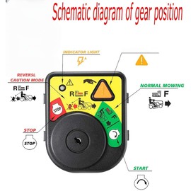 925-06119c 725-04227 Ignition Module Switch with Key Fits Cub Cadet XT1-LT42 XT1-LT46 XT2-LX42 LTX1040 LTX1042KW LTX1045/ MTD Craftsman T110 T1200 T1400 T1600 Riding Mowers