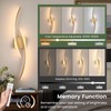 Sovinzert Battery Operated Wall Sconce Set of 2,Gold Wall Sconces
