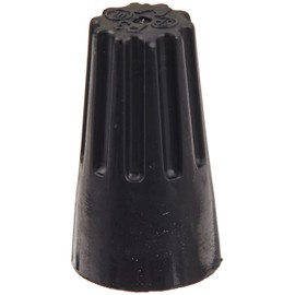 NSI WC-HB3-B Easy-Twist High Temperature Wire Connector, 22-14 AWG Wire Range, 600V, Black, Pack of 500