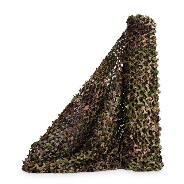 LOOGU Camo Netting, Camouflage Net Blinds Great for Sunshade Camping Shooting Hunting etc. (GreenZone, 1.5x20M=5x65.6ft)
