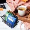 ELLDOO 2 Pack Sugar Packet Holder, Stackable Metal Sugar Basket