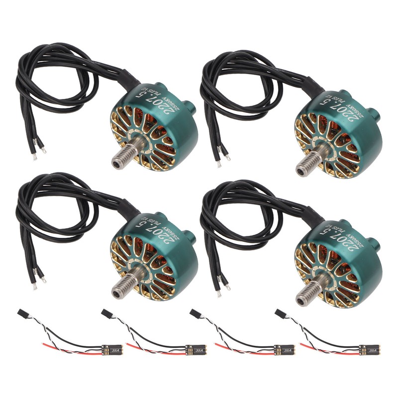 4 Sets Brushless Motor Kit 5mm Shaft Electric Motor with