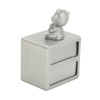 Tooth Box Metal Cute BearShape Storage Case with 2 Drawers