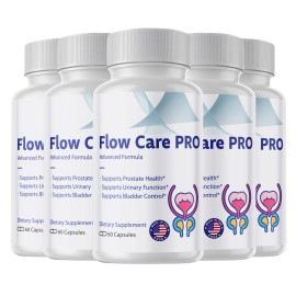 Unbranded (5 Pack) Flow Care Pro for Men – Advanced Prostate and Bladder Support