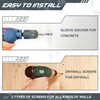 Broaddict Wall Mount Door Storage Hanger Bracket Fit for Ford