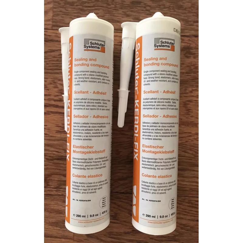 Schluter 2 Tubes Schluter Kerdi Fix White