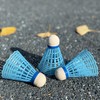 LIUTOVO 12 Packs Nylon Badminton Shuttlecocks Birdies Nylon Feather Shuttlecocks