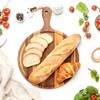 12 Pcs Round Wood Cutting Board with Handle Acacia Wooden