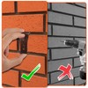 8pcs Brick Hook Clips, Heavy Duty Brick Wall Clamp Brick