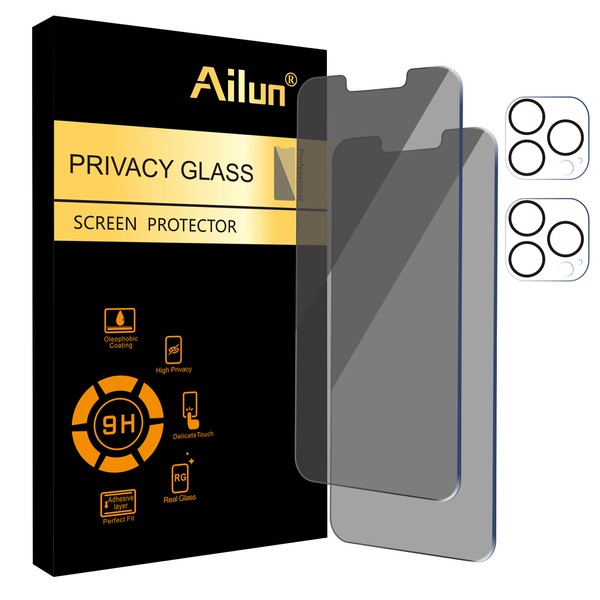 Ailun Ailun 2Pack Privacy Screen Protector for iPhone 13 Pro