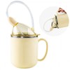Multifunctional Nursing Water Bottole Anti Leakage Insulated Flowing Food Straw