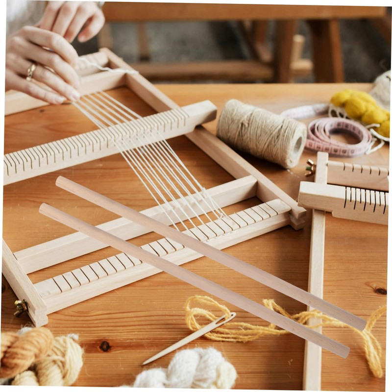 jojofuny 10pcs Natural Wood Drumstick Making Sticks for DIY Craft