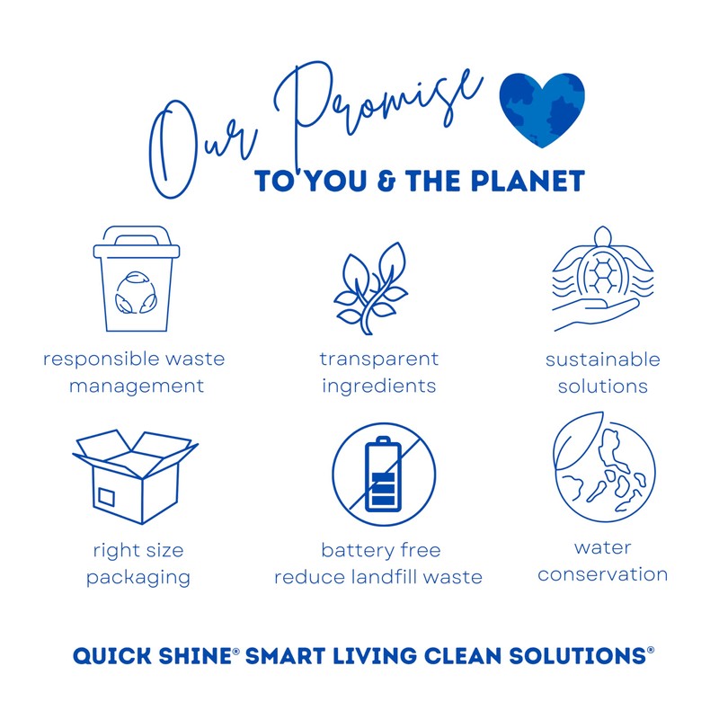 Quick Shine Sustainable Hard Surface Floor Clean + Polish Mop