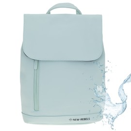 New Rebels Daley Fashion Small Women's Backpack Mini Handbag Tarpaulin 51.1312 + Key Case, Mint Green 67