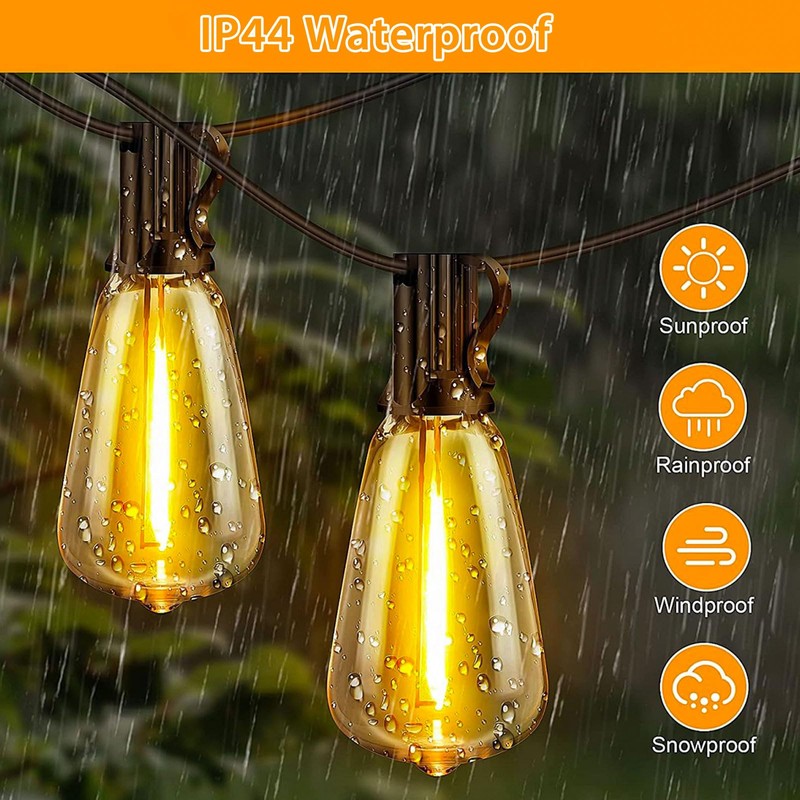 CXLHO 12Pack E17 LED Bulbs ST40 Replacement Light Bulbs, 0.6Watt