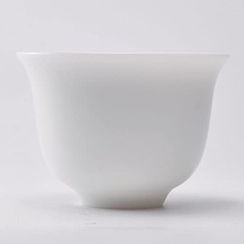 Tenka Tea Line Mutsuki Cold White Cup, 1.2 fl oz (35 ml) (Full Water, 1.7 fl oz (50 ml), Chinese Tea Ceremony, Tea Cup