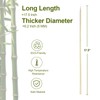 Bamboo Smores Sticks (50 Pcs), 17.5" Marshmallow Roasting Sticks for