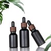 YORROR 10 Pack 10ml Thick Glass Dropper Bottle,Black Empty Refillable