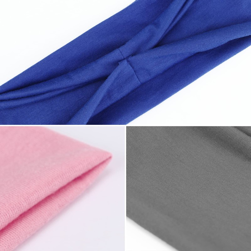 DRESHOW Pack of 6 Women's Boho Headbands, Printed Headbands, Twisted