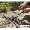 PISAU 12.7 cm Ferrocerium Ferro Rod Flint Fire Starter Waterproof
