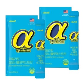 Daily Fit Alpha CD Alpha Cyclodextrin Powder CD Lemon Flavor 14 Packets x 2 Boxes / 데일리핏 알파CD 알파 시클로덱스트린 분말 시디 레몬맛 14포 x 2박스