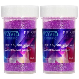 VViViD Prisma65 Glitter Neon Purple Pigment Powder 15g 2-Pack