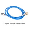 W21.8-14 CO2 Cylinder Refill Adapter with 100in Hose for Filling